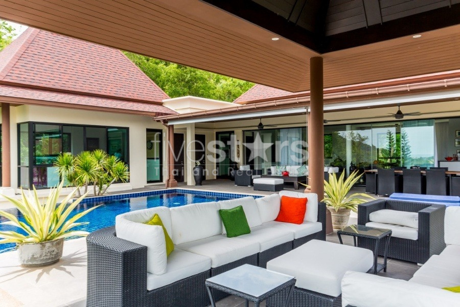 One Of A Kind Mountainside Sea View Villa – Estate For Sale in Khao Tao, photo 8
