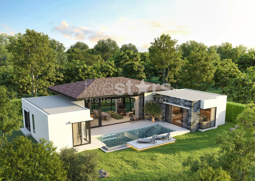 3-Bedroom Villa at Botanica Luxury Hua Hin – Elegant Poolside Living