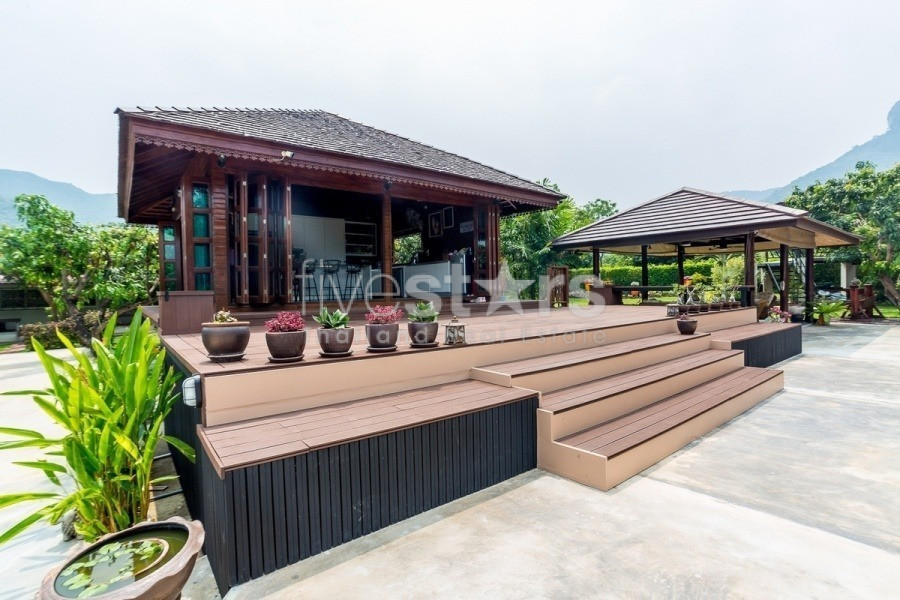 Authentic Thai Teakwood Villa Estate with Guest Bungalows and Mountain Views Near Sam Roi Yot – Reduced Price, photo 4