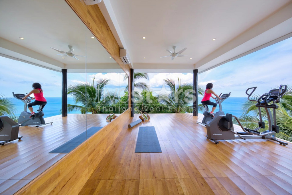 Villa spacieuse avec vue à 180° mer à vendre à Chaweng Noi, photo 12