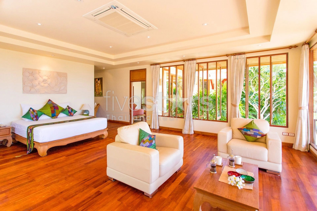 Villa vue mer avec 9 chambres à vendre sur les hauteurs de Bophut, photo 5