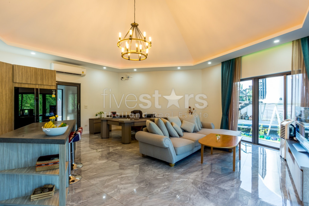 Riverside 4 Bed Modern Private Pool Villa For Sale in Pranburi, photo 4