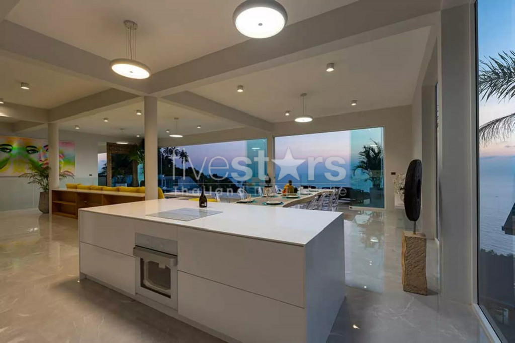 Villa moderne avec une vue mer exceptionnelle à vendre à Chaweng Noi, photo 14