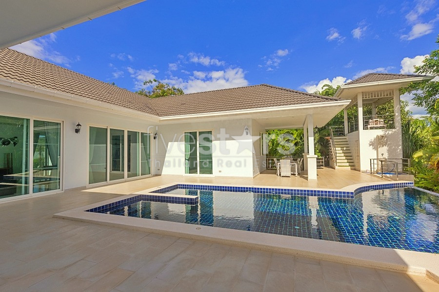 Tropical 3 Bedroom Pool Villa For Sale with Large Land Near Khao Tao Hua Hin, photo 12