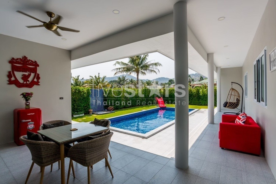Two Modern Pool Villas with Mountain View – 7 Bedrooms on 1 Rai in Khao Tao, Hua Hin, photo 6