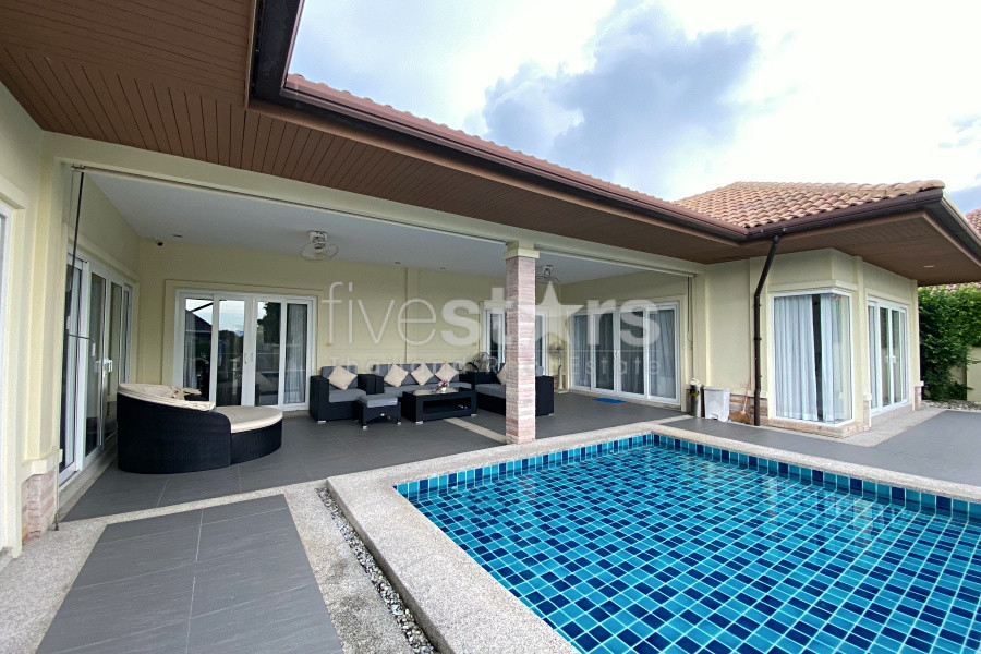 Modern 3-Bedroom Villa at Orchid Palm Homes – Marble Elegance with Pool & Jacuzzi in Hua Hin Soi 88, photo 5