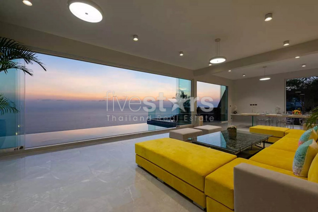Villa moderne avec une vue mer exceptionnelle à vendre à Chaweng Noi, photo 11