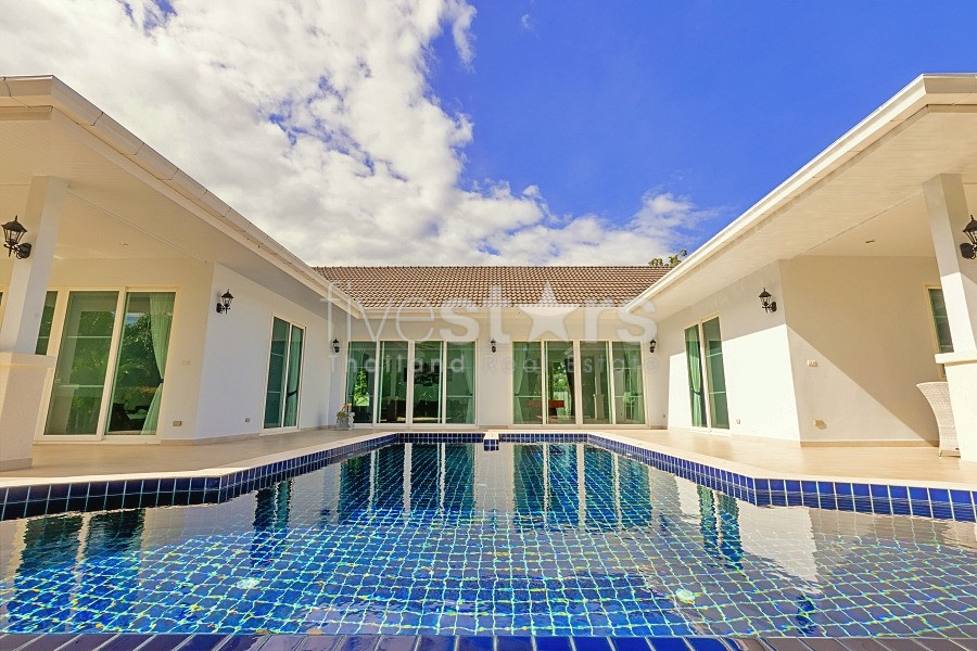 Tropical 3 Bedroom Pool Villa For Sale with Large Land Near Khao Tao Hua Hin, photo 11