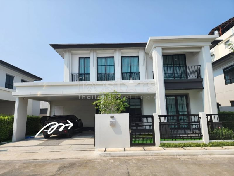 4-bedroom house in compound for sale on Bangna-Suvarnabhumi