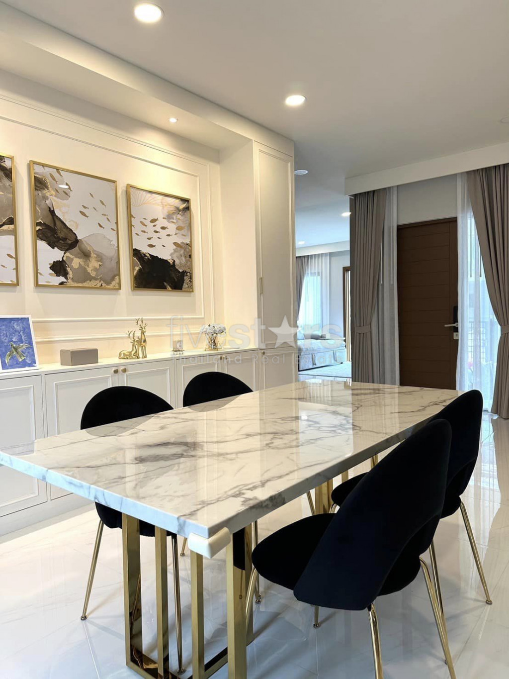 Maison individuelle de luxe moderne de 4 chambres à louer à Bangna, photo 4