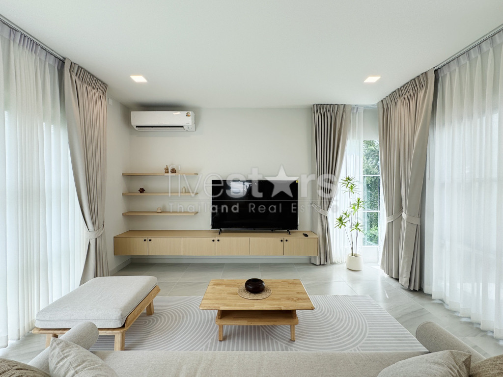 Maison de style scandinave avec 3 chambres à louer à Bangna., photo 3