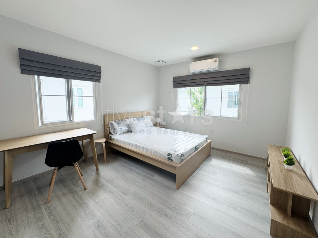 Maison de style scandinave avec 3 chambres à louer à Bangna., photo 16