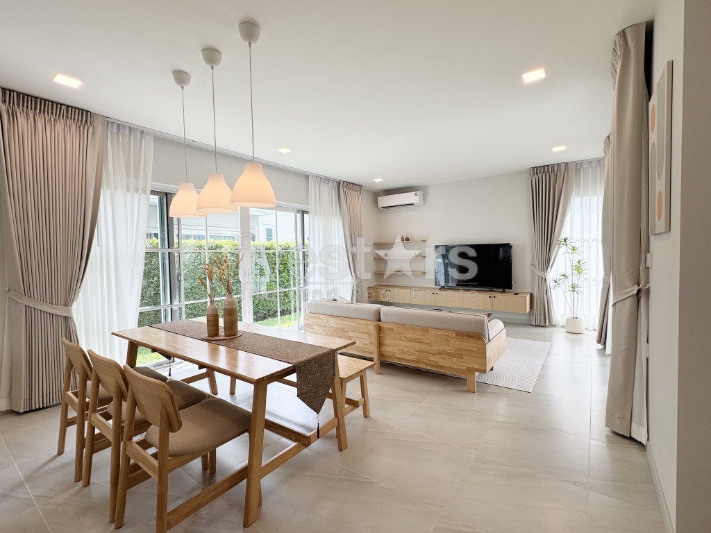 Maison de style scandinave avec 3 chambres à louer à Bangna., photo 5