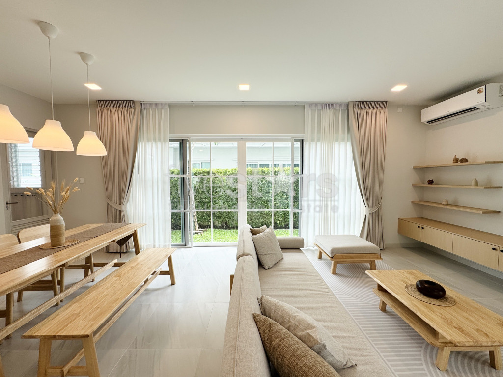 Maison de style scandinave avec 3 chambres à louer à Bangna., photo 7