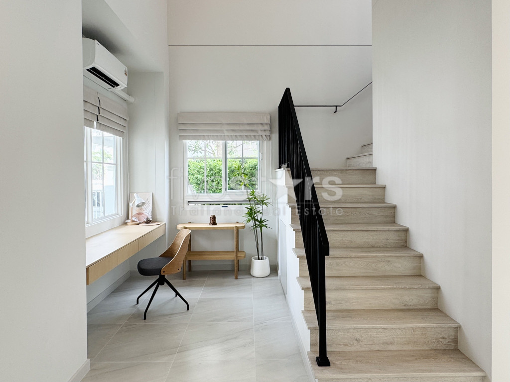 Maison de style scandinave avec 3 chambres à louer à Bangna., photo 10