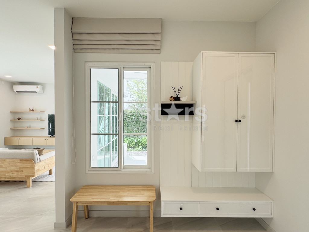 Maison de style scandinave avec 3 chambres à louer à Bangna., photo 17