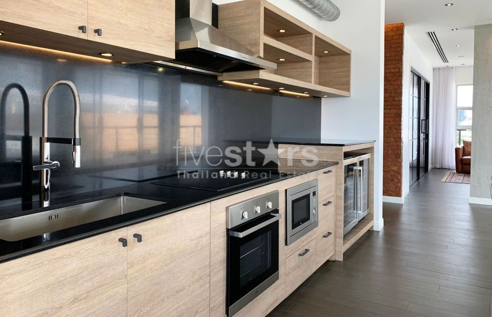 Penthouse 3 bedrooms condo for rent near BTS Ekkamai, photo 8