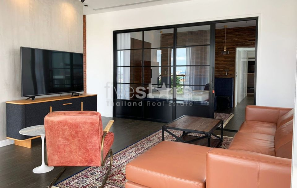 Penthouse 3 bedrooms condo for rent near BTS Ekkamai, photo 5
