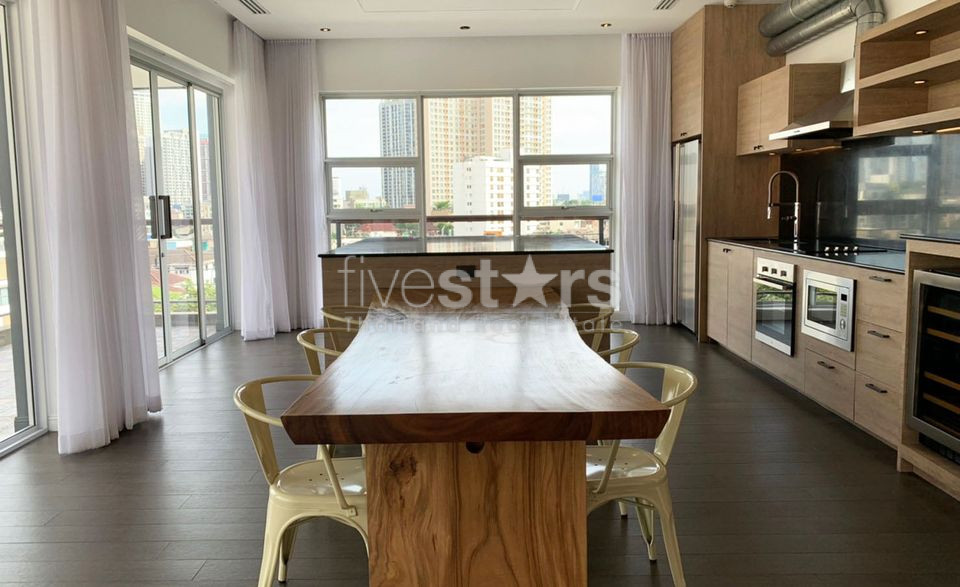 Penthouse 3 bedrooms condo for rent near BTS Ekkamai, photo 6