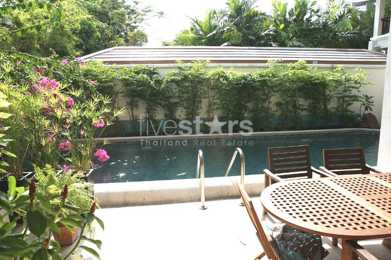 Unfurnished single house for rent with pool in Ekamai, photo 10