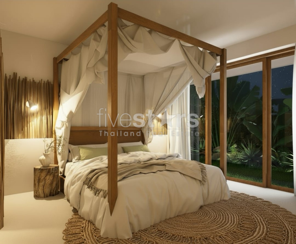 Résidence Tropicale de 1 Chambres – Villas Éco-Luxueuses à Vendre à Wok Tum, Koh Phangan, photo 10