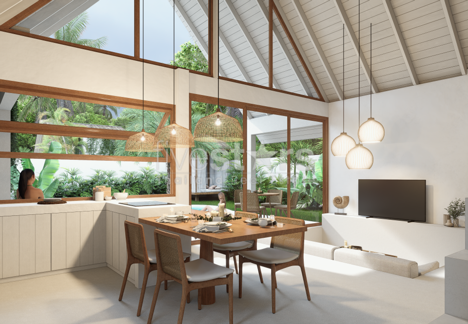 Résidence Tropicale de 1 Chambres – Villas Éco-Luxueuses à Vendre à Wok Tum, Koh Phangan, photo 6