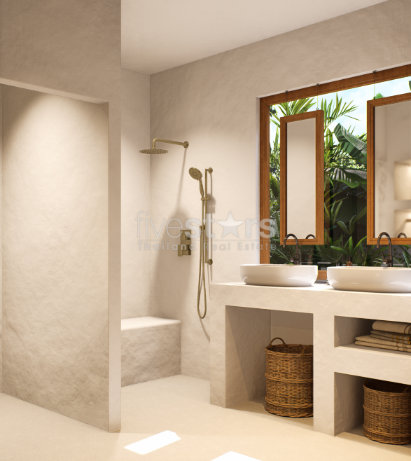 Résidence Tropicale de 1 Chambres – Villas Éco-Luxueuses à Vendre à Wok Tum, Koh Phangan, photo 11