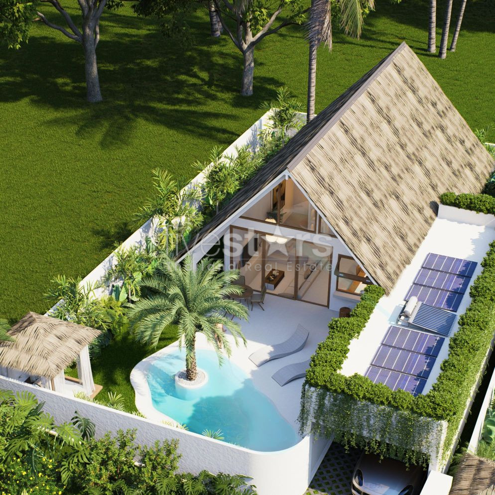 Résidence Tropicale de 1 Chambres – Villas Éco-Luxueuses à Vendre à Wok Tum, Koh Phangan