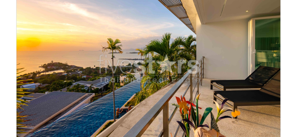 For lease Sea view flat 3 Bd Bangrak Koh Samui, photo 13