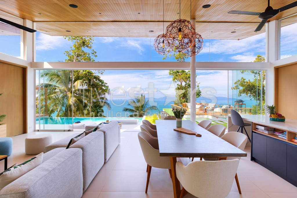 Superbe villa 4 chambres avec vue mer à vendre à Koh Samui, photo 13