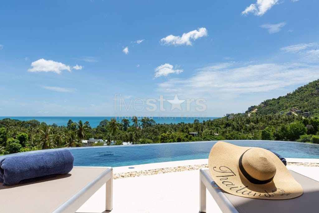 Villa vue mer avec 2 chambres à vendre à Chawneg Noi