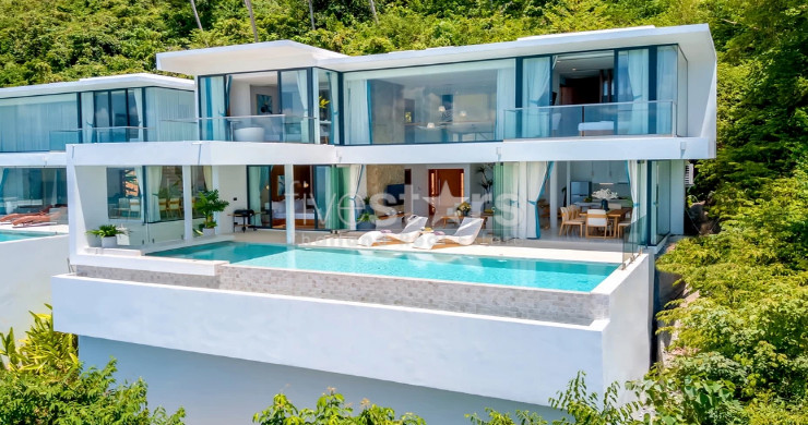 Villa 5 chambres vue mer à vendre Chaweng Noi