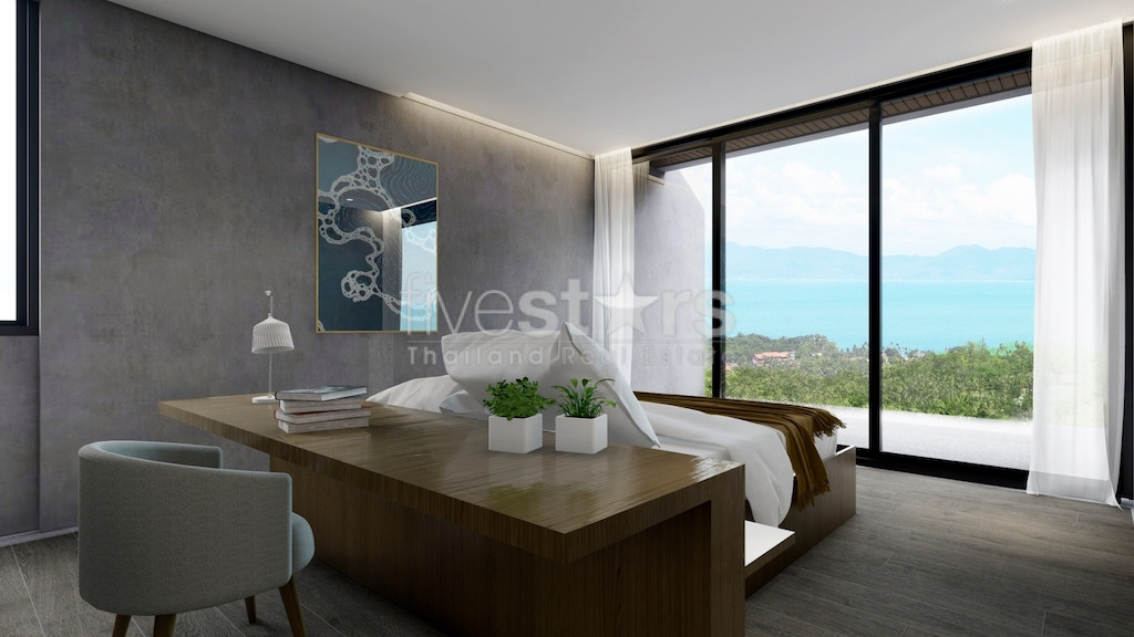 Villa 4 chambres et vue mer à vendre quartier Maenam, photo 11