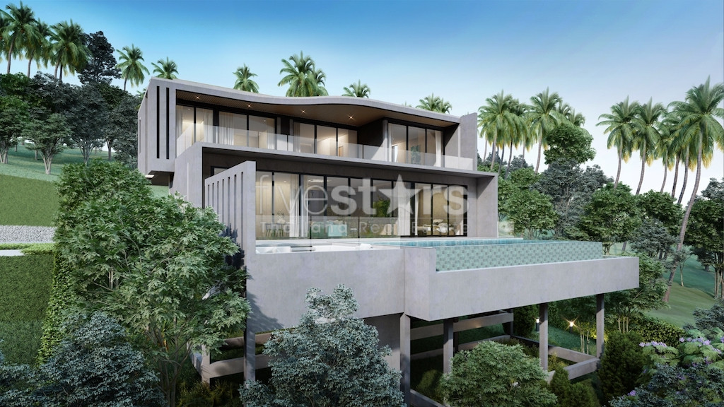 Villa 4 chambres et vue mer à vendre quartier Maenam, photo 3