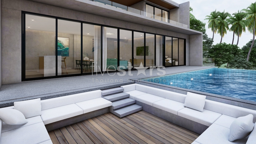 Villa 4 chambres et vue mer à vendre quartier Maenam, photo 6