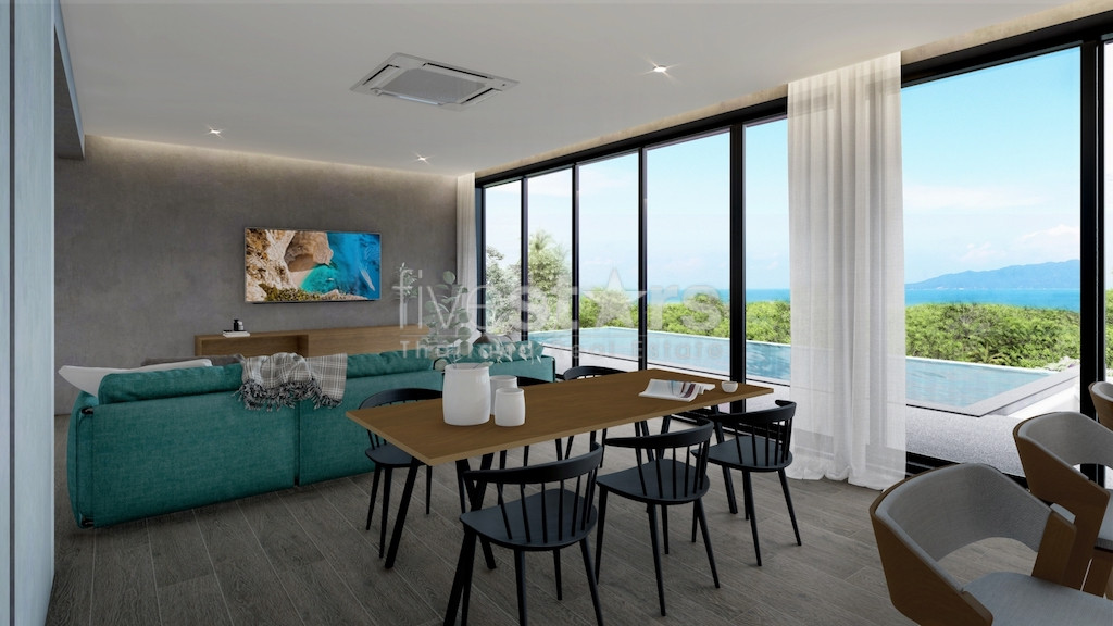 Villa 4 chambres et vue mer à vendre quartier Maenam, photo 7