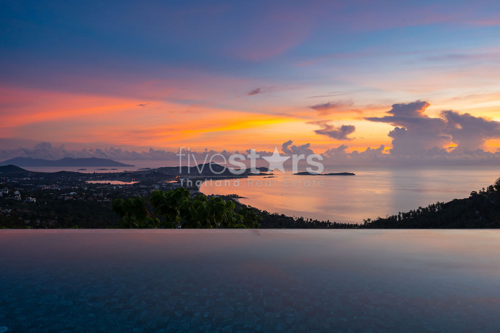 Superbe villa vue mer 4 chambres à vendre sur les hauteurs de Chaweng Noi, photo 17
