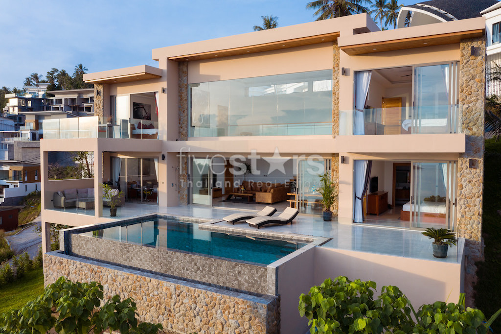 Superbe villa vue mer 4 chambres à vendre sur les hauteurs de Chaweng Noi, photo 2