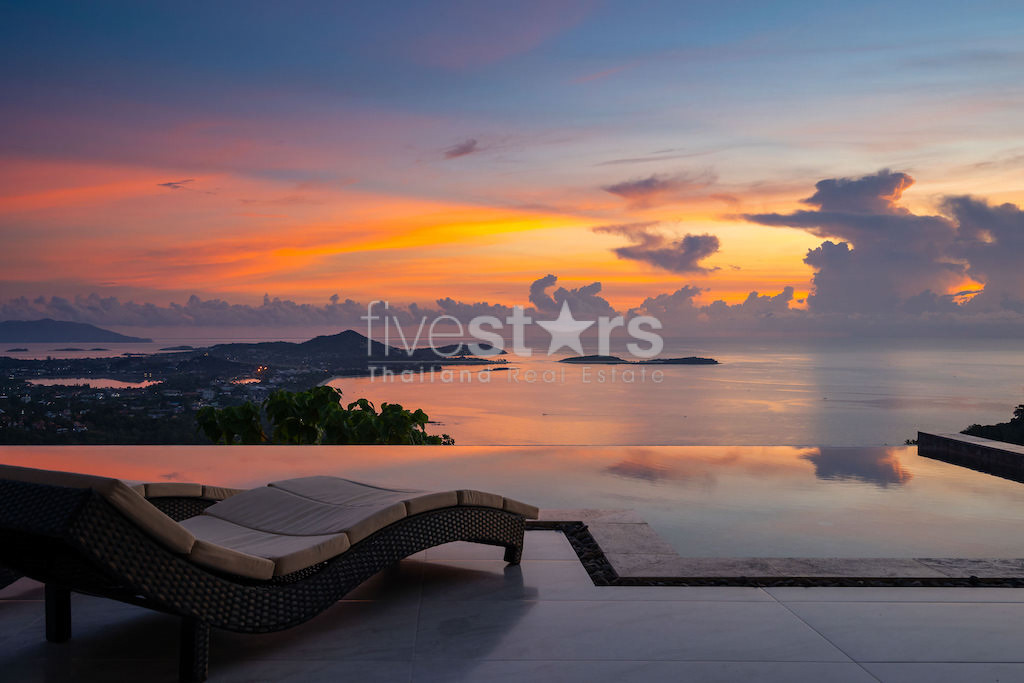 Superbe villa vue mer 4 chambres à vendre sur les hauteurs de Chaweng Noi, photo 18
