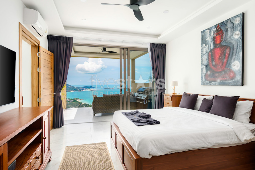 Superbe villa vue mer 4 chambres à vendre sur les hauteurs de Chaweng Noi, photo 14