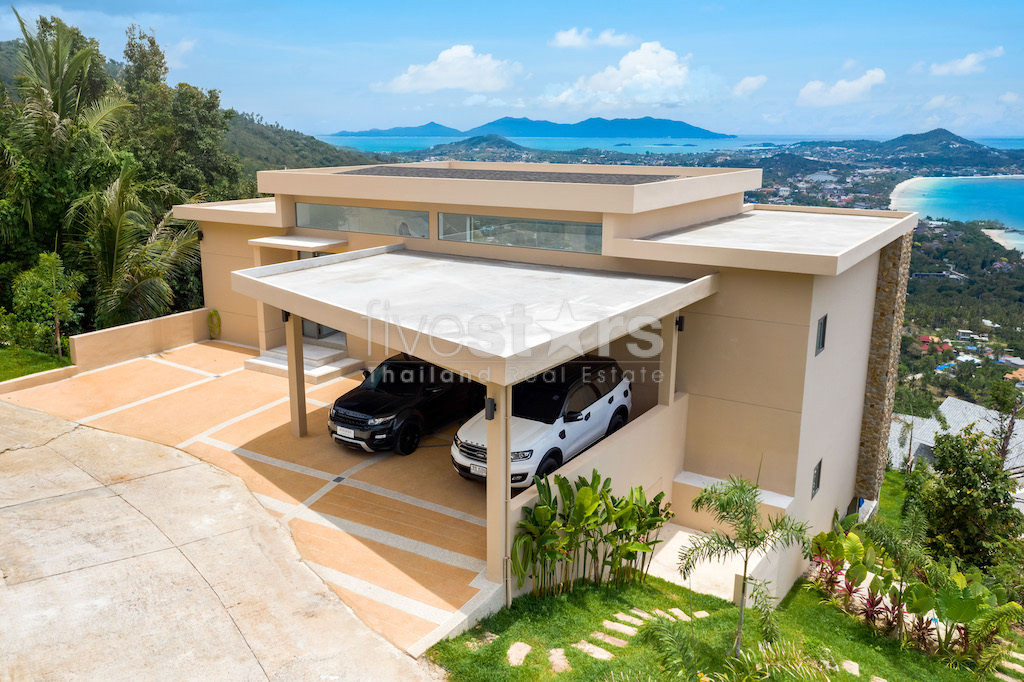 Superbe villa vue mer 4 chambres à vendre sur les hauteurs de Chaweng Noi, photo 22