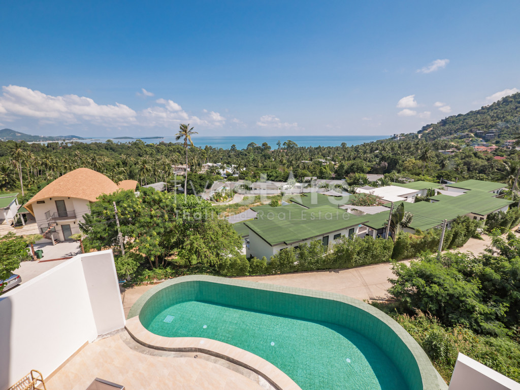 Villa moderne vue mer avec 2 chambres à vendre Chaweng Noi