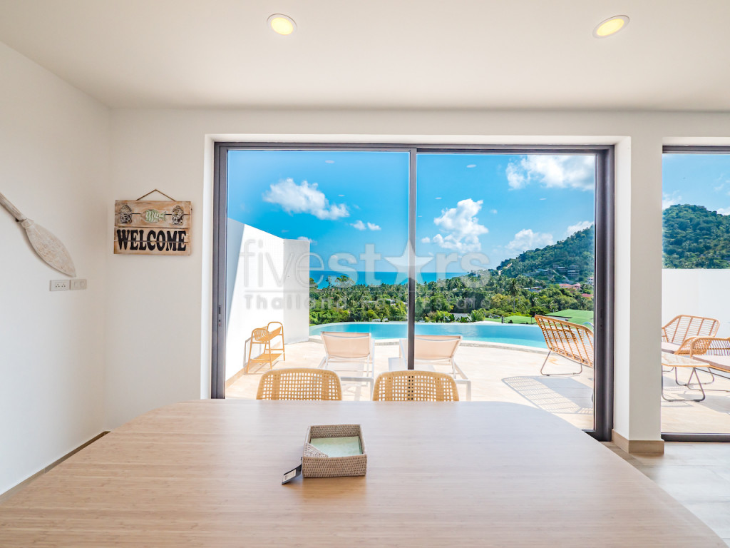 Villa moderne vue mer avec 2 chambres à vendre Chaweng Noi, photo 10