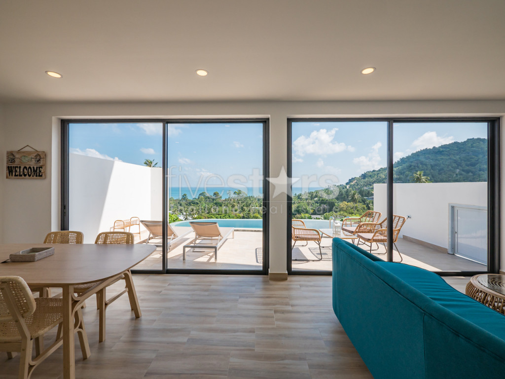 Villa moderne vue mer avec 2 chambres à vendre Chaweng Noi, photo 9