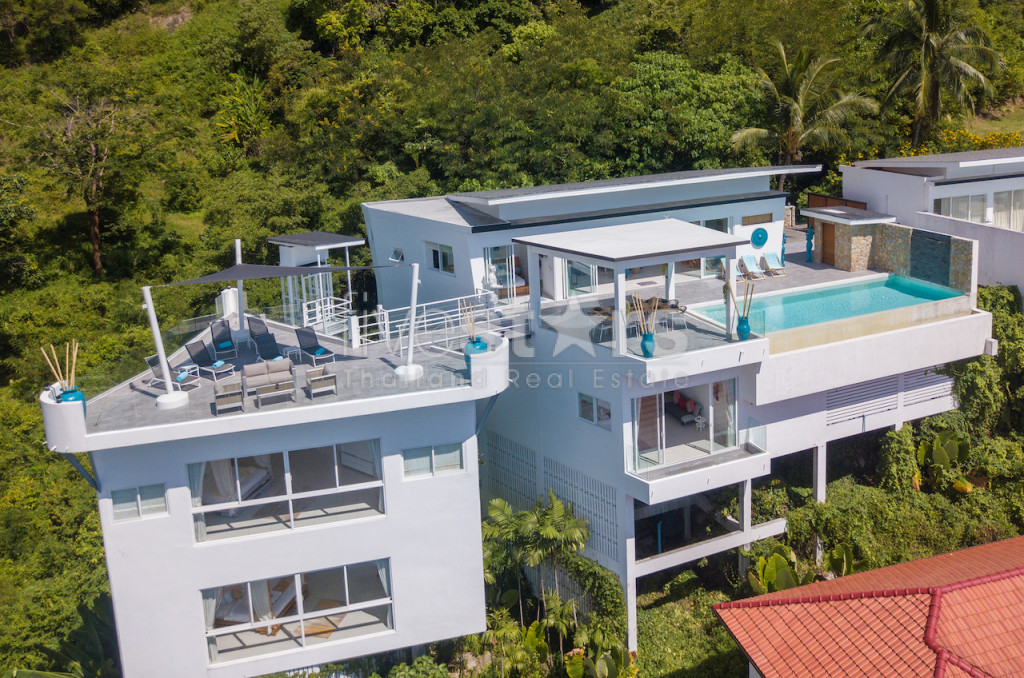 Villa 5 chambres vue mer a vendre Bophut