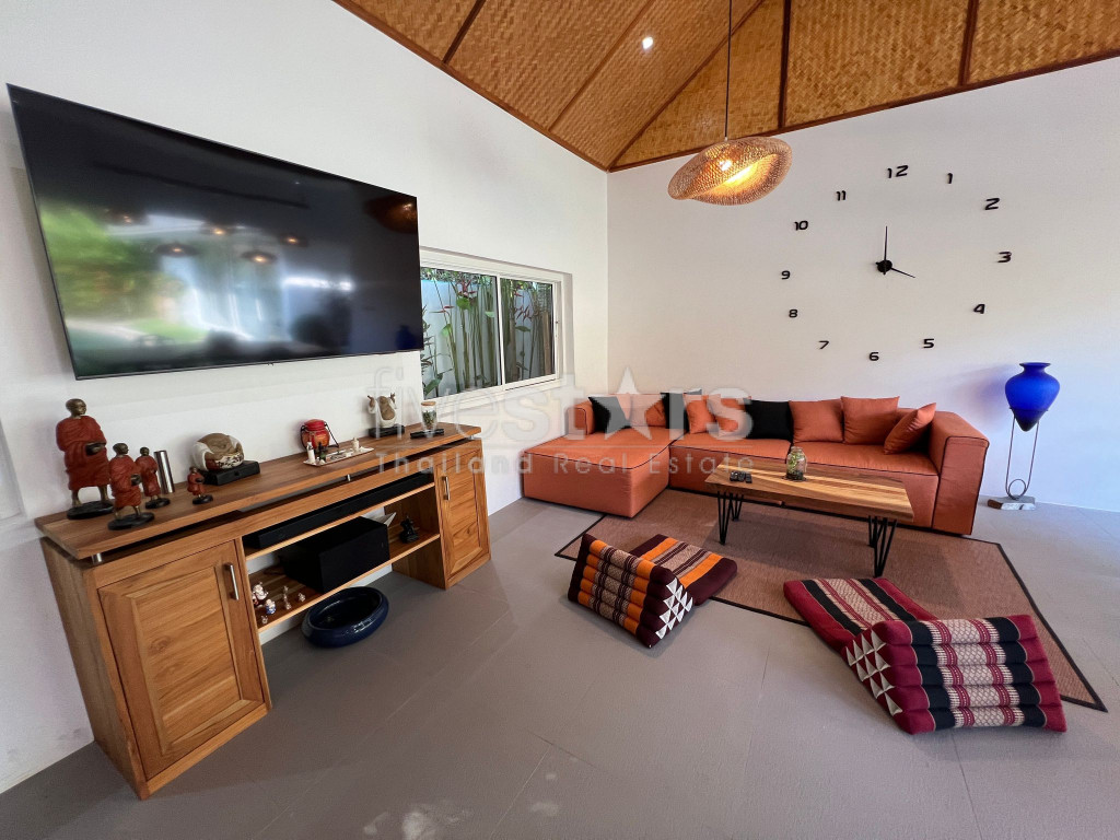 jolie villa de style balinais avec 3 chambres à vendre à Lamai, photo 7