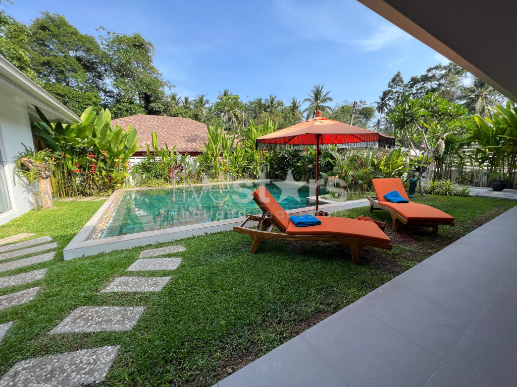 jolie villa de style balinais avec 3 chambres à vendre à Lamai, photo 2