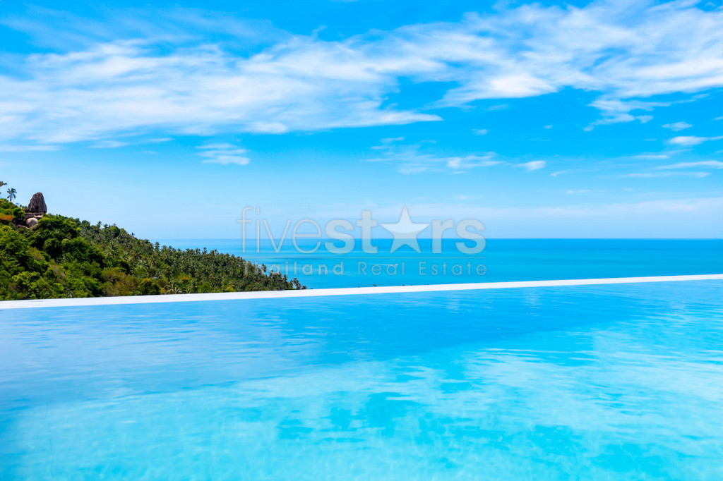 Villa 4 chambres avec vue mer à vendre sur les hauteurs de Lamai., photo 6