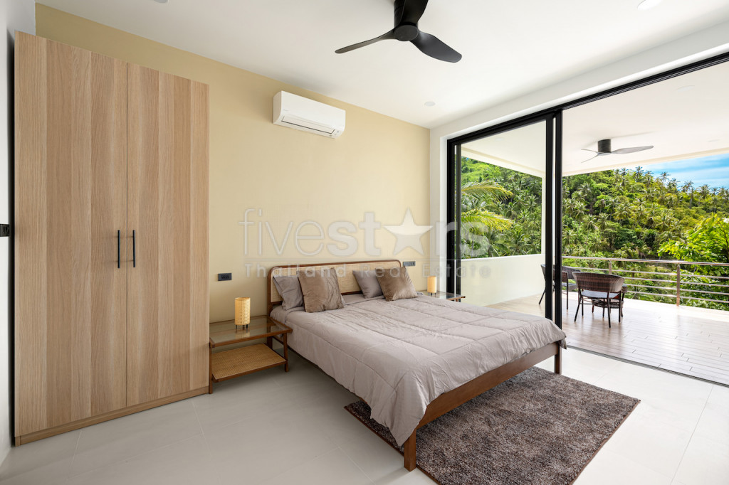 Villa 4 chambres avec vue mer à vendre sur les hauteurs de Lamai., photo 23
