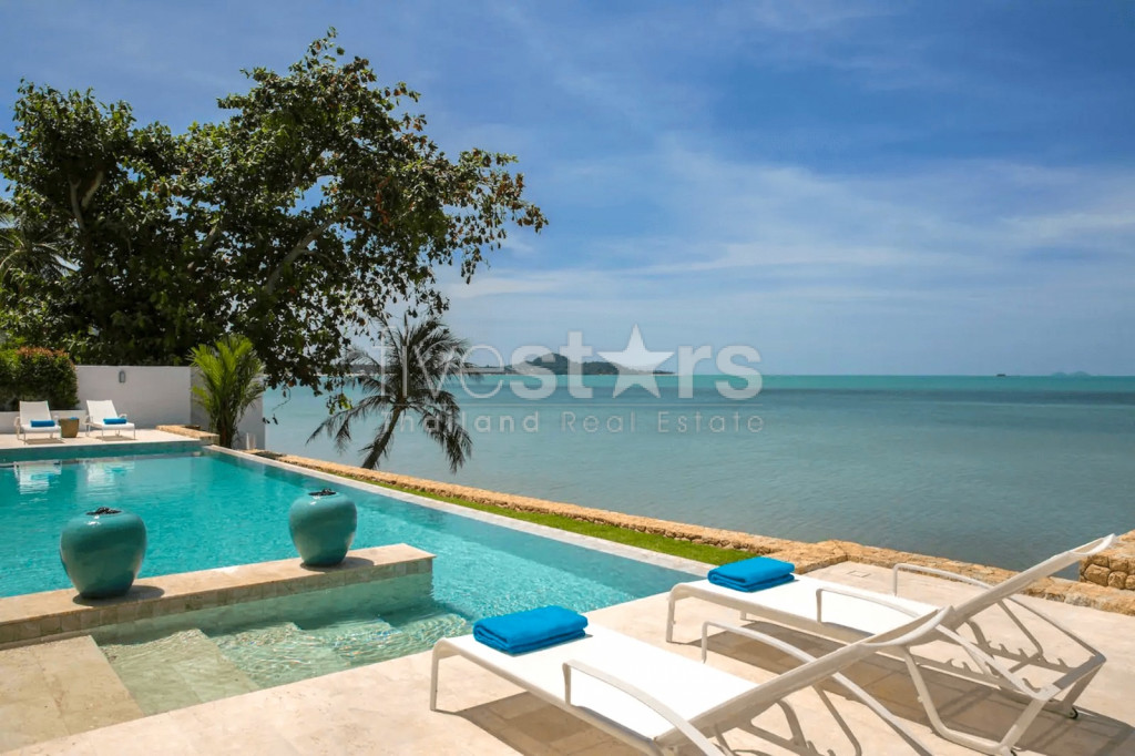 Superbe villa en bord de mer à vendre à Koh Samui